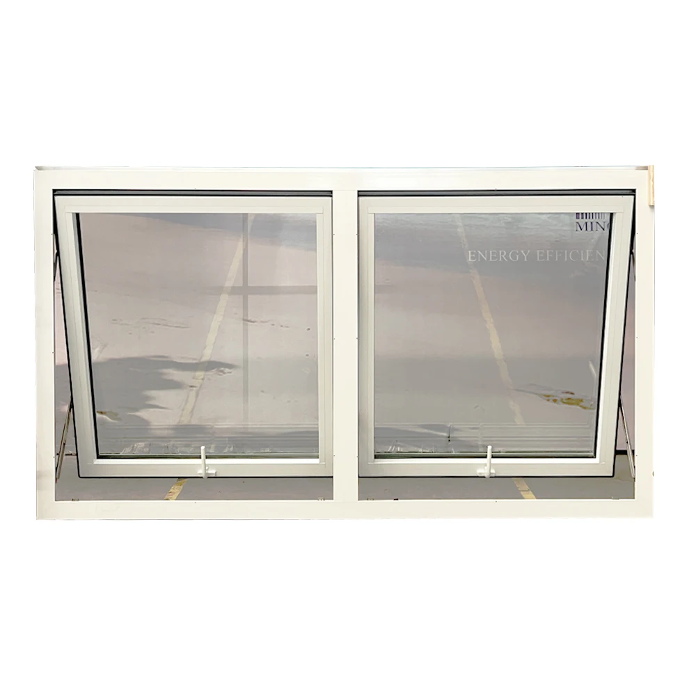 Minglei Popular Modern Style Custom Aluminum Glass Door and Window Frame Double Glazed Awning Window