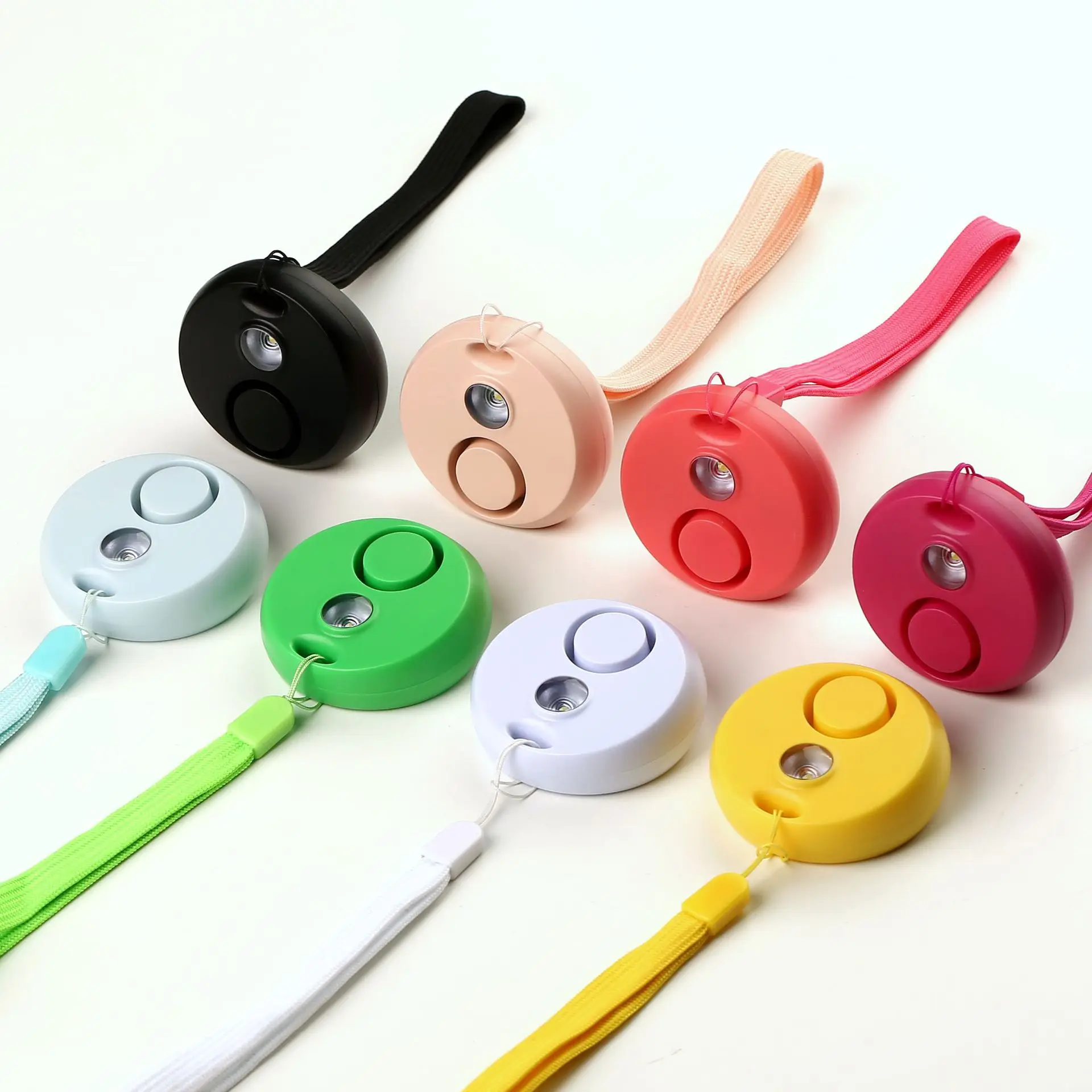 130db Emergency Self Defense Personal Alarm Keychain Safety LED Security Device for Women