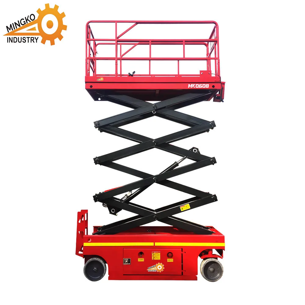 China Electric Scissor Lift Hydraulic Electric Scissor Lifting Platform Super Low Cargo Scissor Lift Table