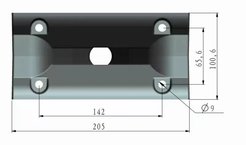 26 mm throat diameter Line array audio speaker wooden  horn