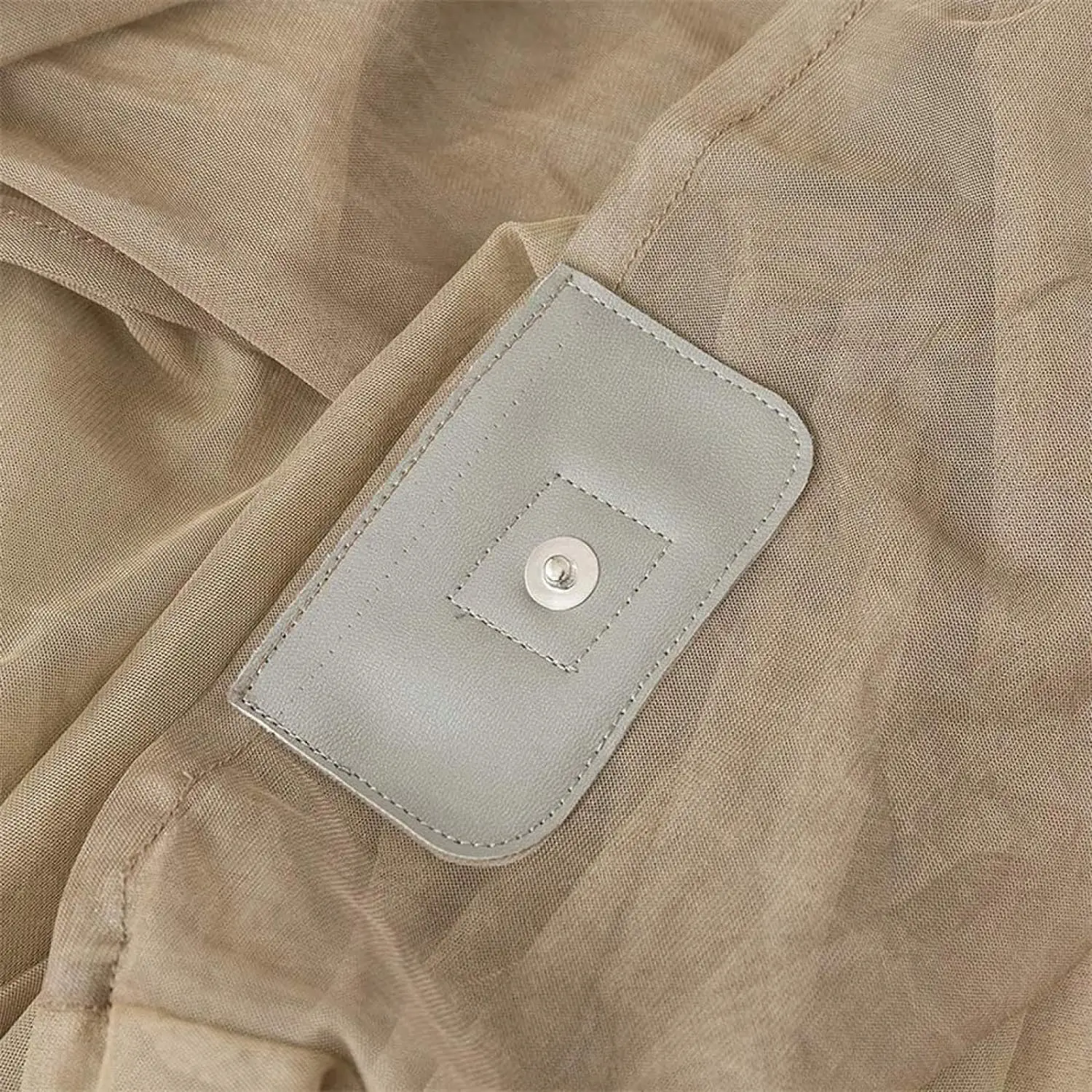 EMF Shielding Canopy Anti Radiation Bed Net Canopy Silver Coated Mesh Radiation for WiFi Router Guard Shielding Rate 99.99%,