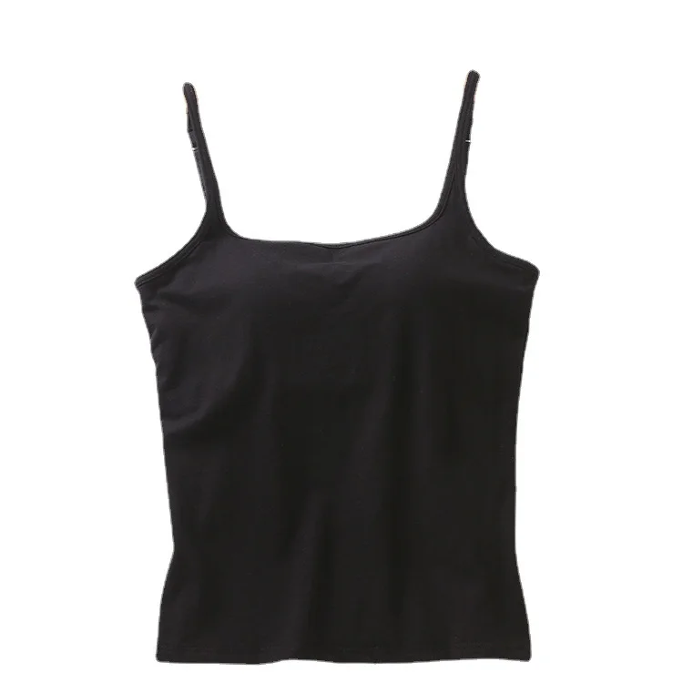 New Style Fashion Girl Top Crop Top Bra Long Vest Backless Camisole With Chest Pad Sexy Short Women Tank Tops for Party