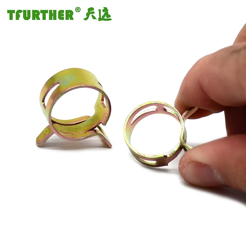 China Wholesale Price Custom Sizes Stainless Steel Clamps Spring-Loaded Clamp Spring Hose Clamp