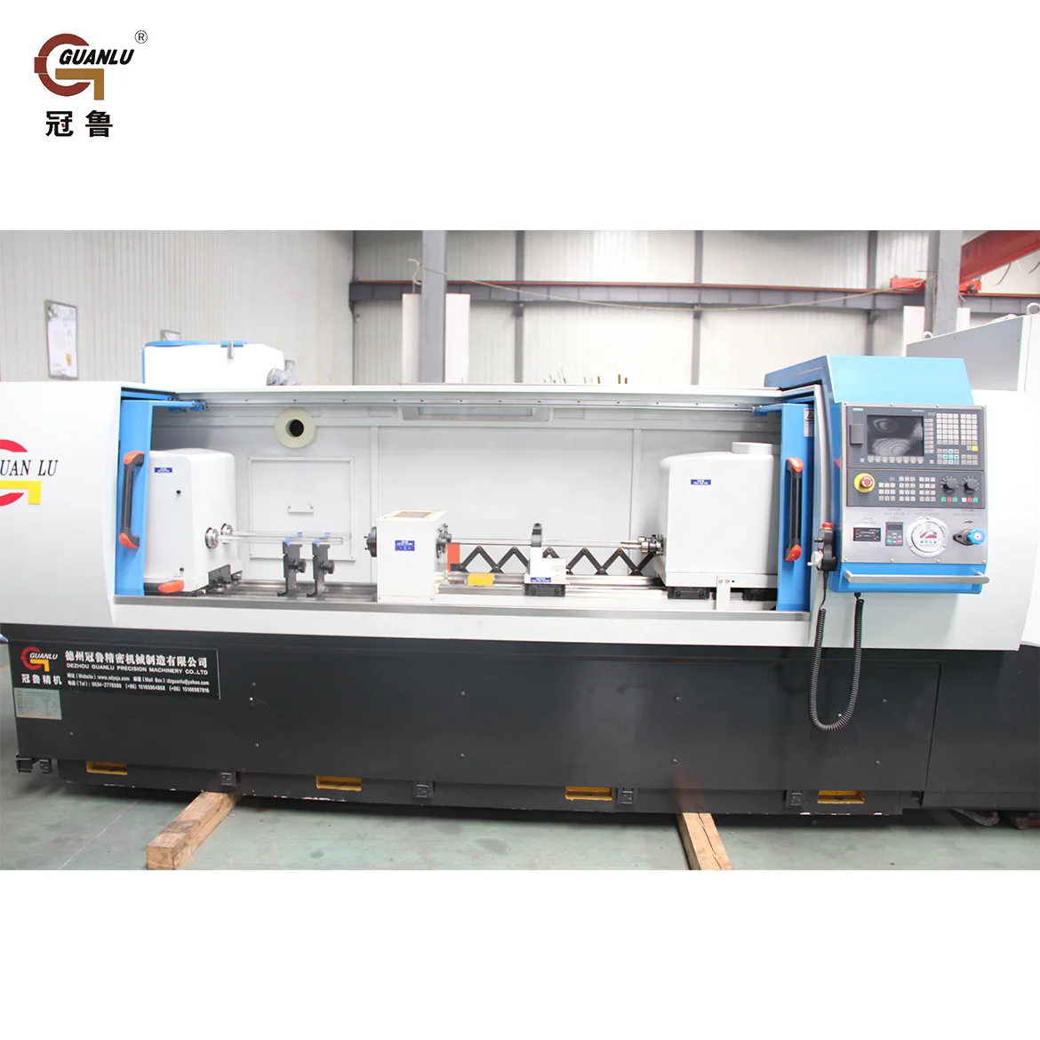 Double spindle CNC deep hole Gun drilling machine