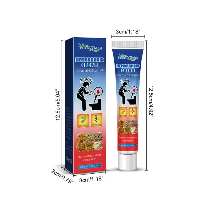 Chinese traditional herbal  hemorrhoids cream ointment personal care internal and external hemorrhoids relief burning pain