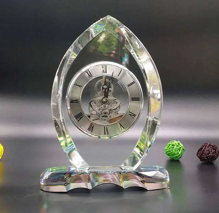 Dexi Hot Sale Wholesale Small Crystal Table Clock Electronic Clock For Lover And Girl Present clock