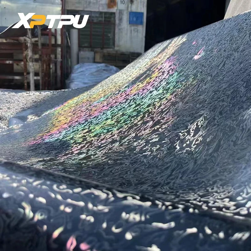 PET DYNO Damascus Black Carbon Fiber Wrap Film 3 Years Warranty Black Color Auto Body Interior Decoration Stek Car Stickers