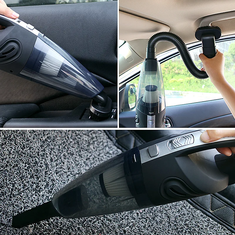 Portable Automatic Car Vacuum Cleaner Wet and Dry Vacuum Cleaner With Vacuum Cleaner Parts For Car And Home Use