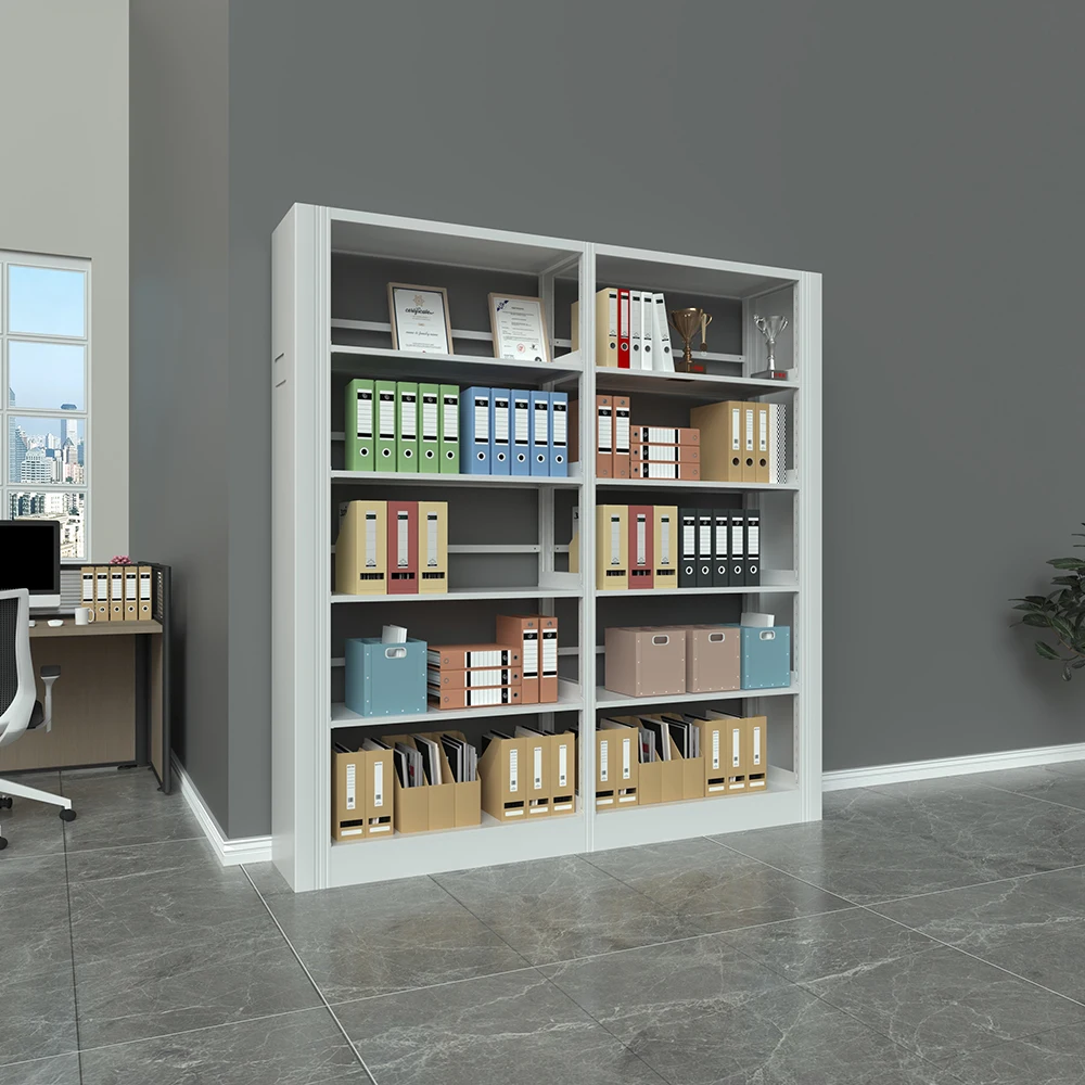 Bookshelf Metal Library Book Storage Display Cabinet Living Room Book Display Shelf Library Book Display Stand