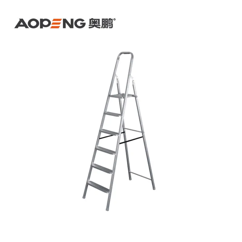 Aopeng Safety and lightweight 8 narrow step steel folding ladder