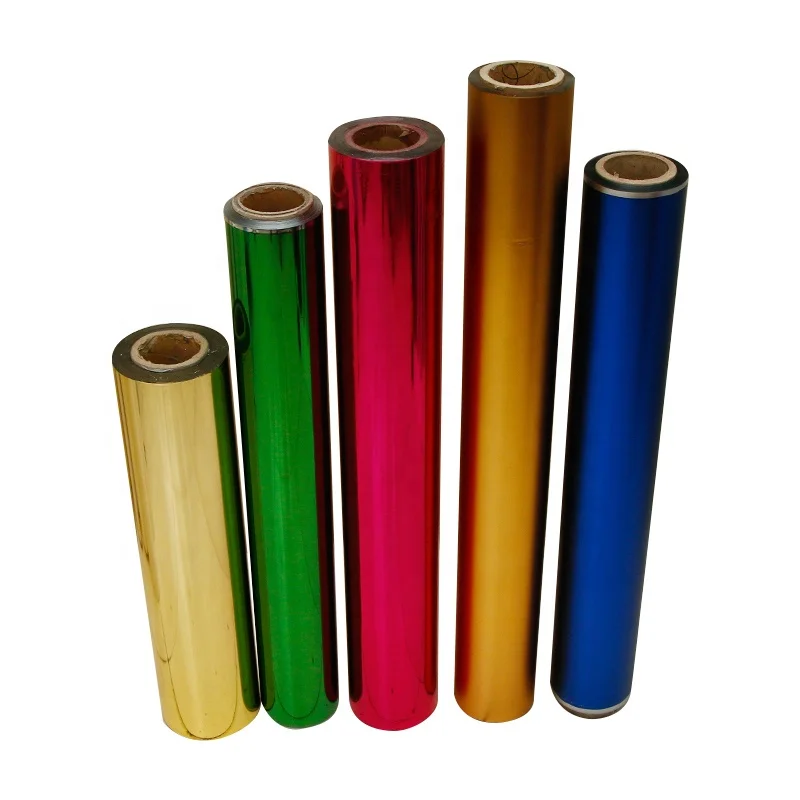 
Hot Sell PET BOPP Holographic Metallized Transparent Lamination Film For Paper Board 