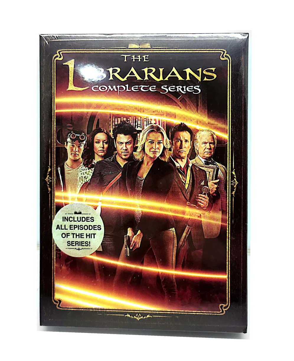 DVD в коробке наборы фильмов телешоу фильмы дисковая печать Заводская драма библиотекари сезон 1-4 полная серия 12DVD