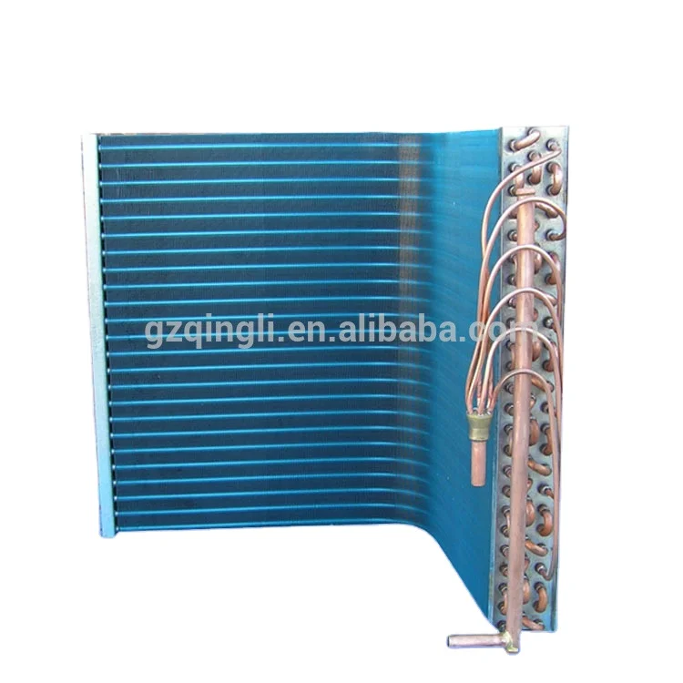 Профессиональная трубка холодной комнаты и ребристая синяя ребристая испарительная катушка