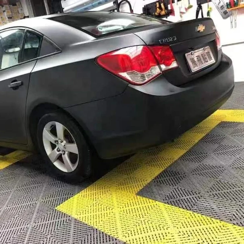 Cheap garage floor covering  plastic flooring for garage  pvc solid garage floor tiles