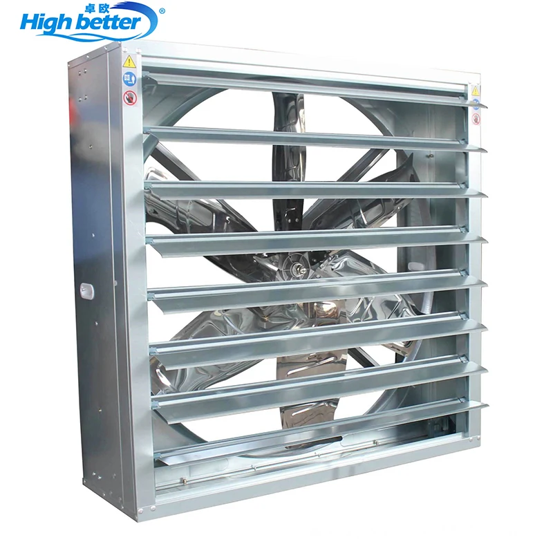 Swung Drop Hammer Ventilation Exhaust Fan Axial Flow Fans Shutter Fan for Agriculture Greenhouse Poultry Chicken House Workshop
