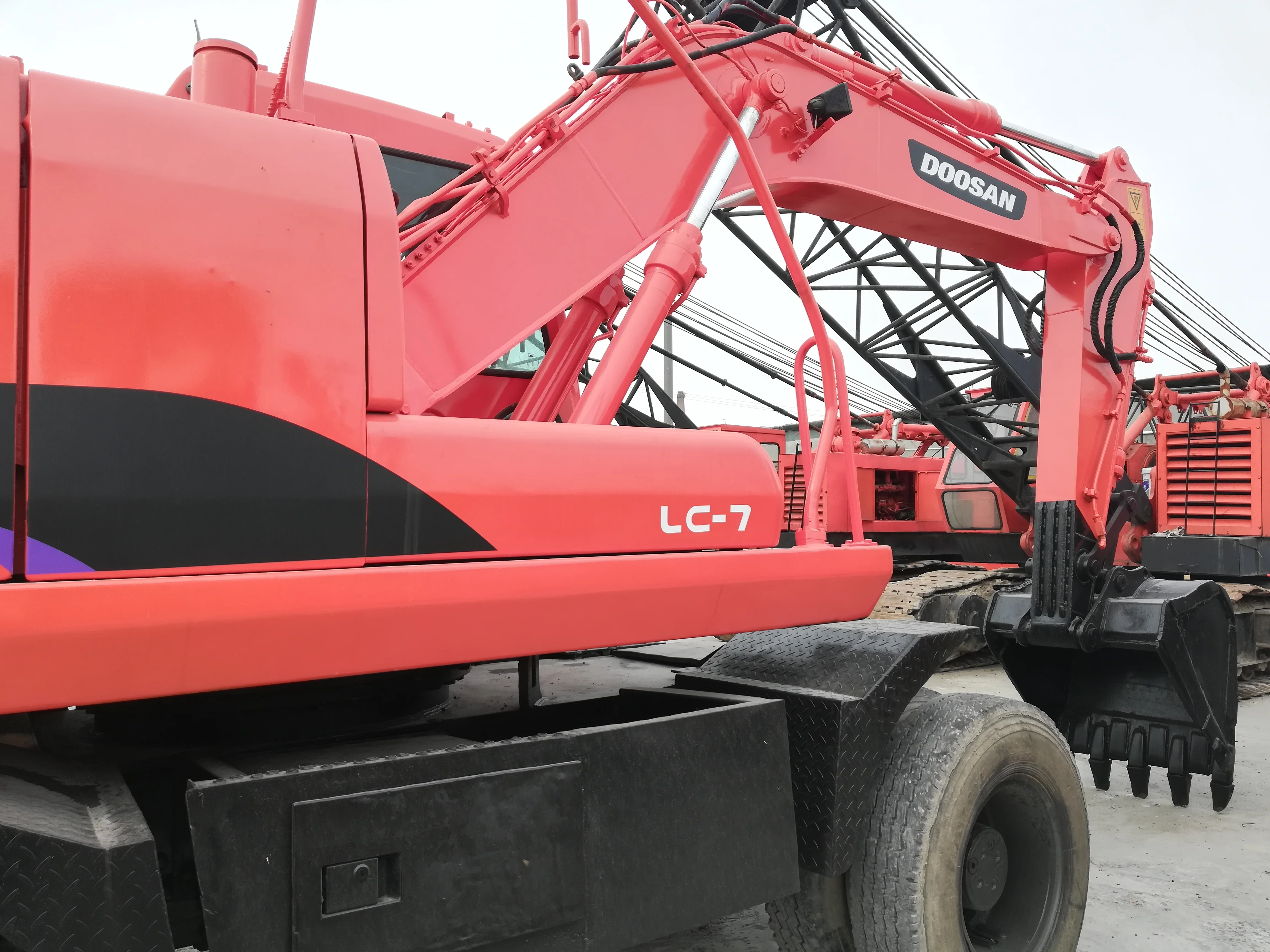 USED DOOSAN DH150W-7 HOT SELL CHEAP PRICE WHEEL EXCAVATOR