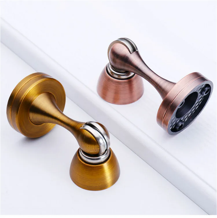 high quality fancy zinc alloy magnetic door stopper for wooden door