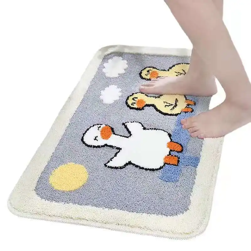 
Cartoon Pattern Delighted Bathmat Set Kids Children Adult Bathroom Rug Rapid Water Absorption Antiskid Bath Mats 