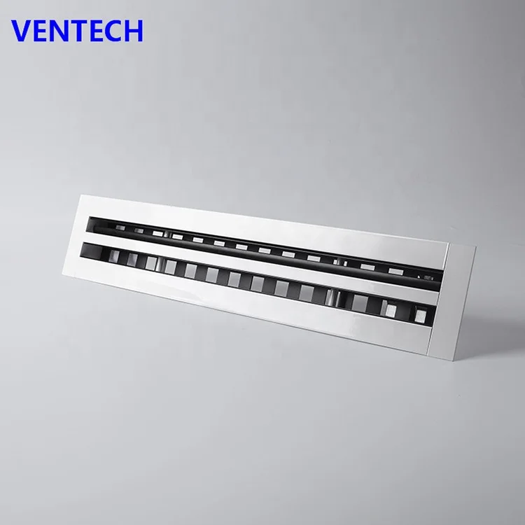 HVAC air conditioning Aluminium supply air linear slot diffuser