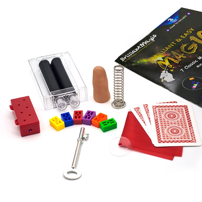 BrilliantMagic Kids Magic Set with 7 Classic Magic Props for Teens Magic Performance Props Party Toys for Kid