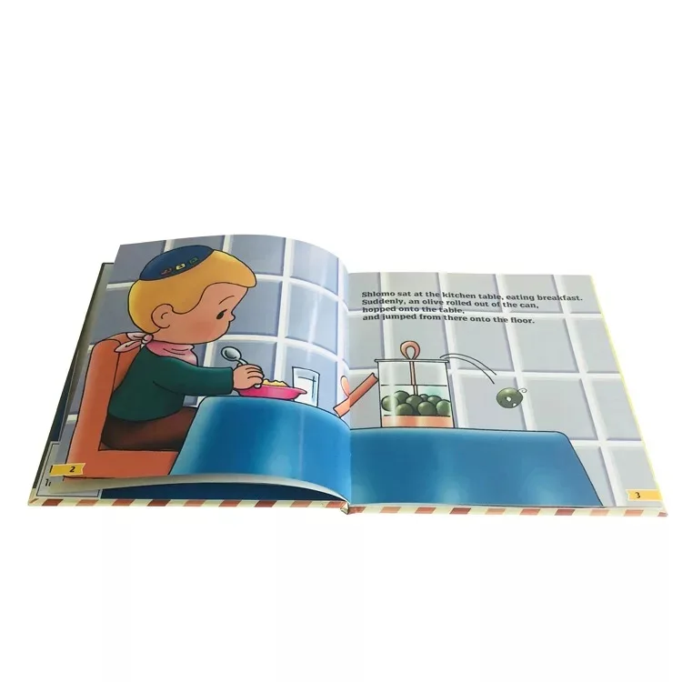 Custom Full Color Printed English Illustration Picture Kid Story Book Children Hardcover Comic Book
