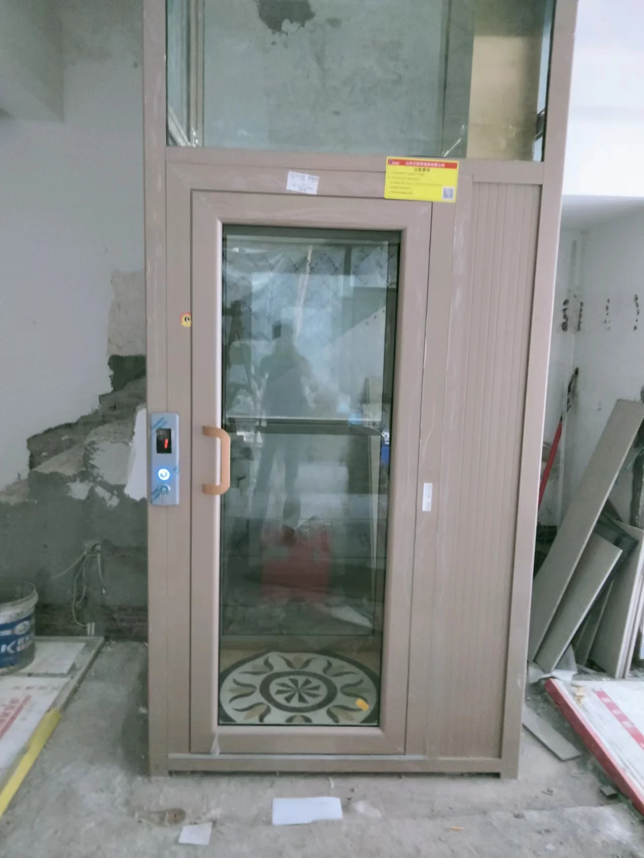 2024 new easier operation stainless steel residential home elevators household using price convenient small elevator