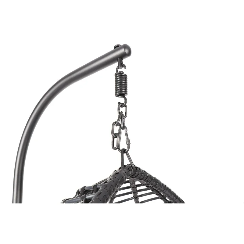 New Wholesale High-quality Egg Swing Chair Cozy Designer Circle Modern Hanging Rattan Indoor OutdoorSwinging Egg Swing Chair