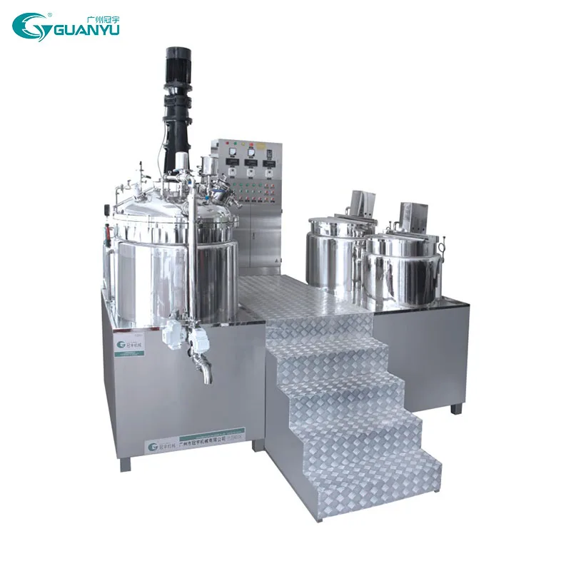 Автоматический крем мазь солнцезащитный крем Вакуумный гомогенизирующий эмульгатор миксер машина