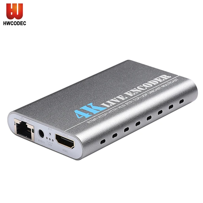 
Haiwei K1 4k hdmi to ip encoder Maximum resolution rtmp 4k hd encoder h264 iptv encoder for live broadcast and iptv 