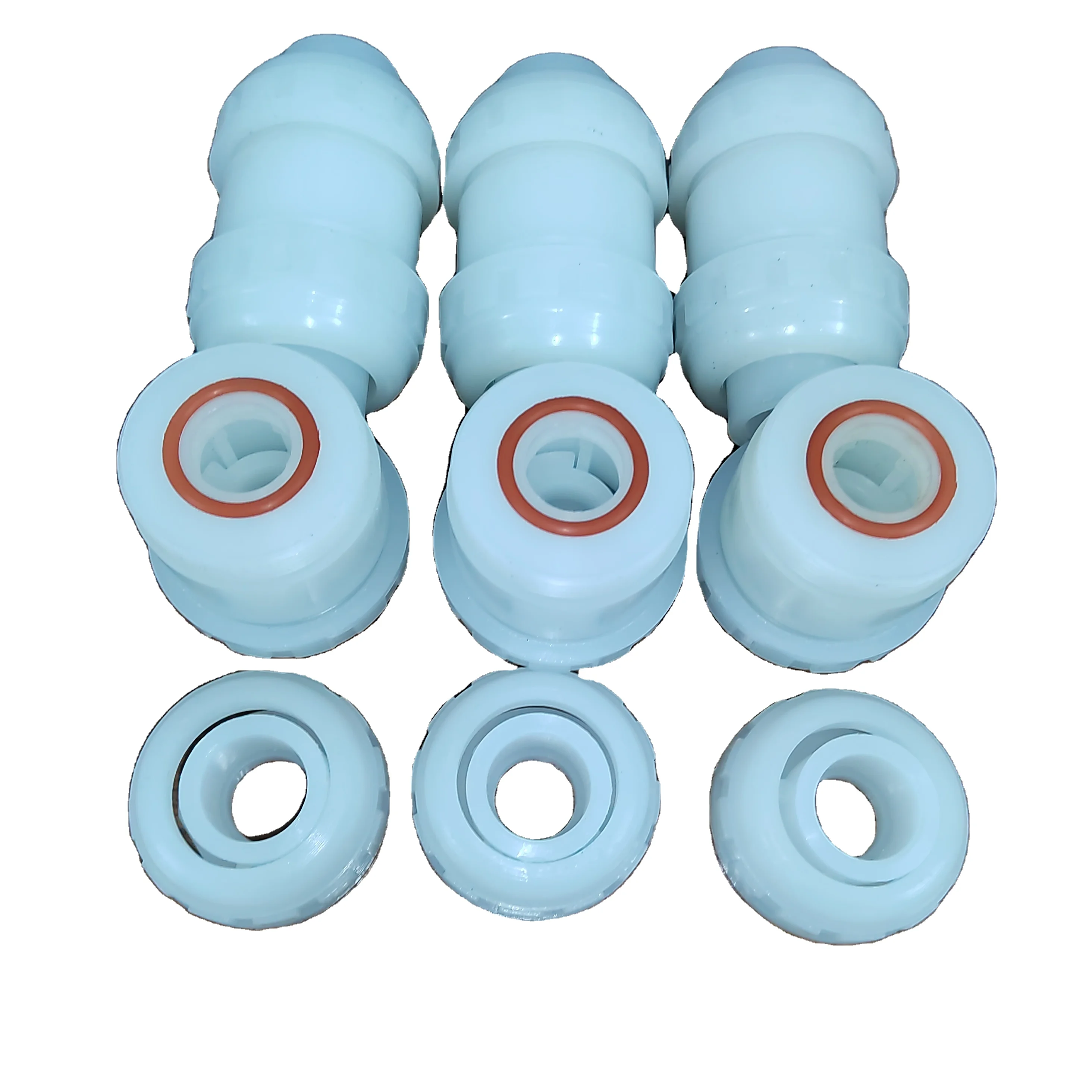 Sales of PVDFUnion check valve, high temperature and corrosion resistant