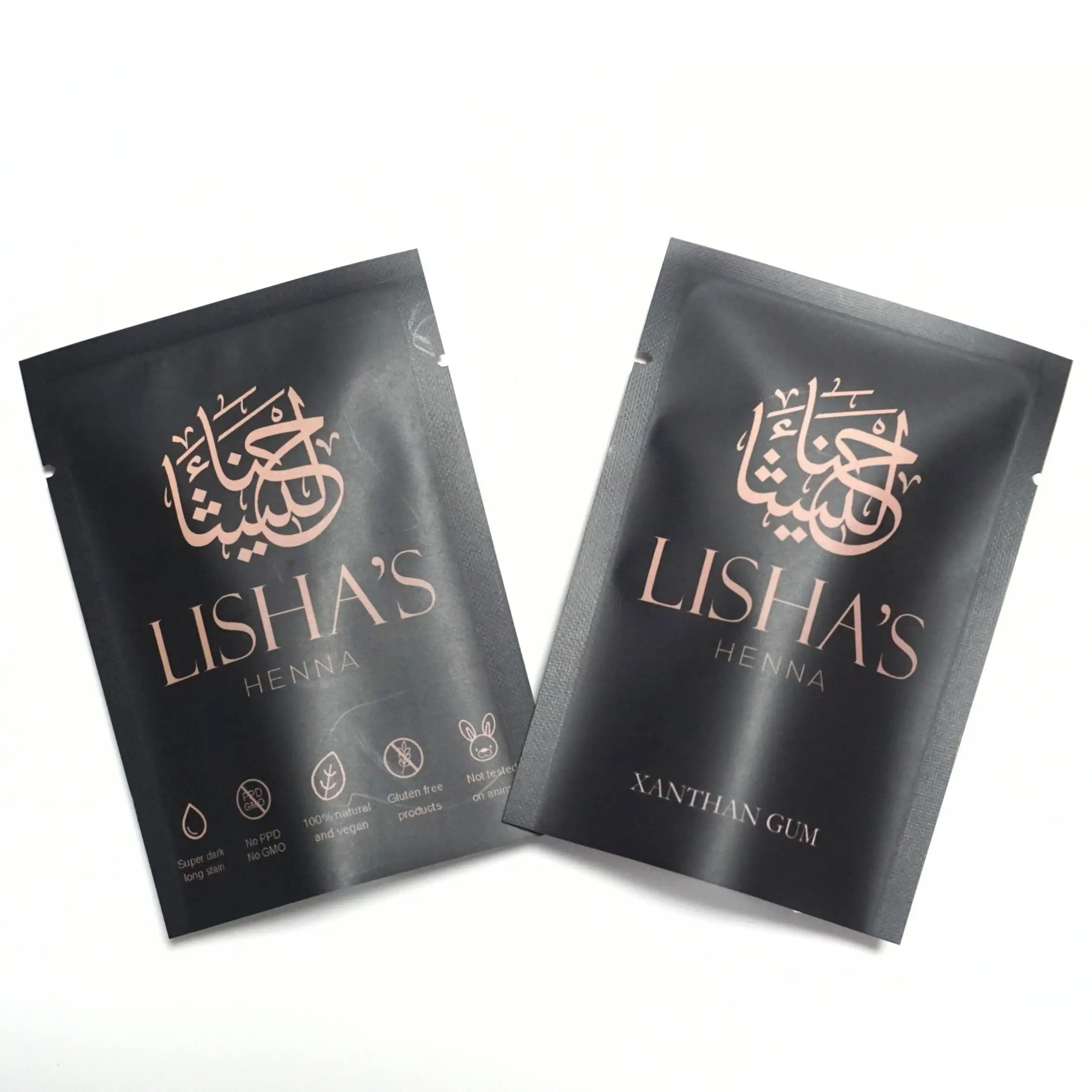 Custom woman condom foil packaging tea sample 3 side heat seal sachet food grade biodegradable transparent packaging for condom