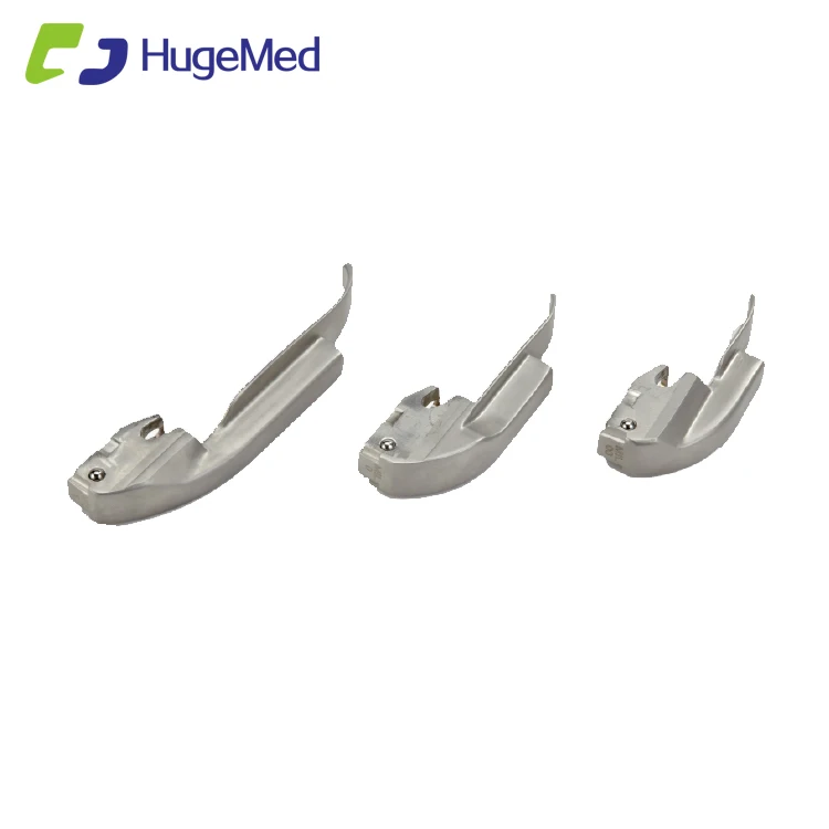 
HugeMed 2MP CMOS Camera rigid reusable balde video laryngoscope for Emergency 
