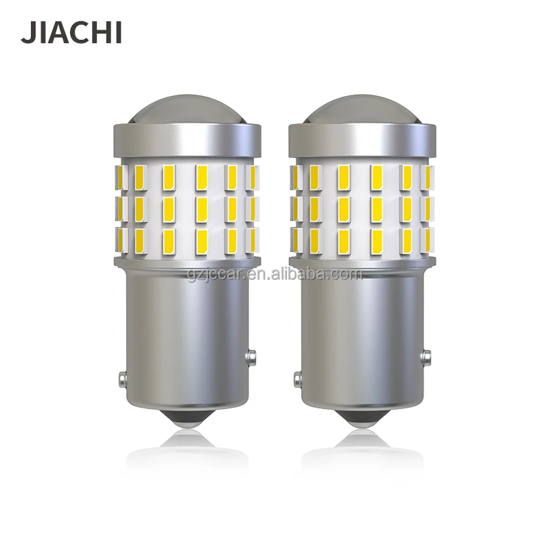 JIACHI FACTORY 1156 1157 T25 P21W BAU15S 3156 3157 7440 7443 BA15S CANBUS Switchback Led Car Auto Turn Signal Brake Light Bulb