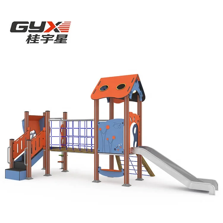 Chinese Factory Custom Kids Playsets Swing And Slide Backyard Playground Equipment