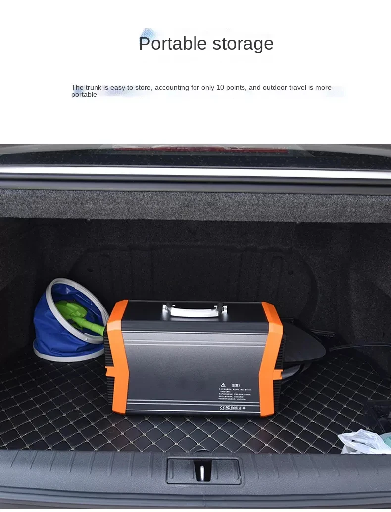 Manufacturer direct sales portable outdoor mobile power solar power station