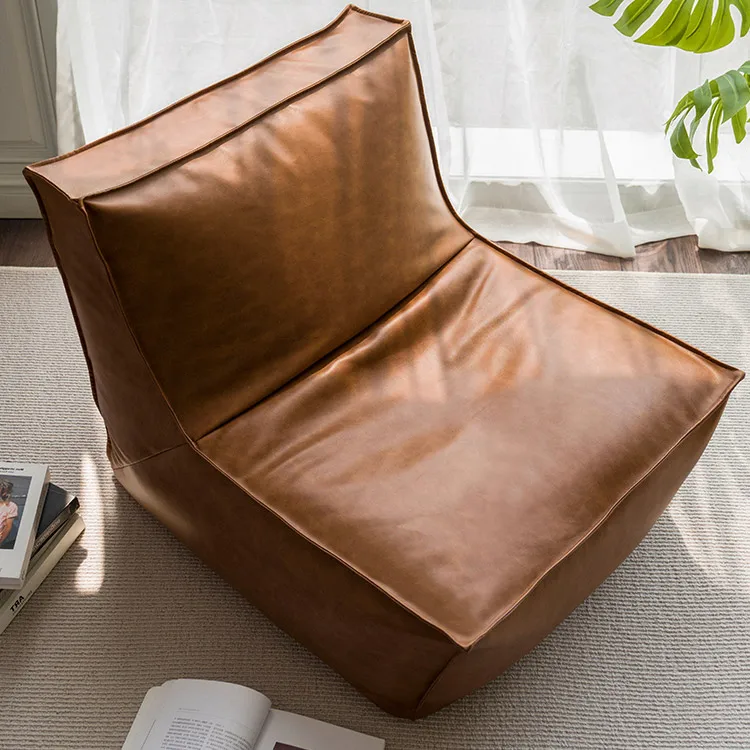 Bean Bag Chair Giant flannel cover no filling Furniture bed Big Sofa bed 6ft beanbag Cover living room sofas