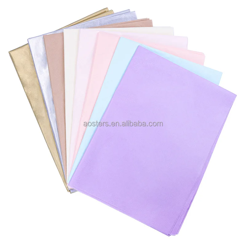 Custom LOGO printed bouquet gift wrapping tissue paper custom printed wrapping paper for packing