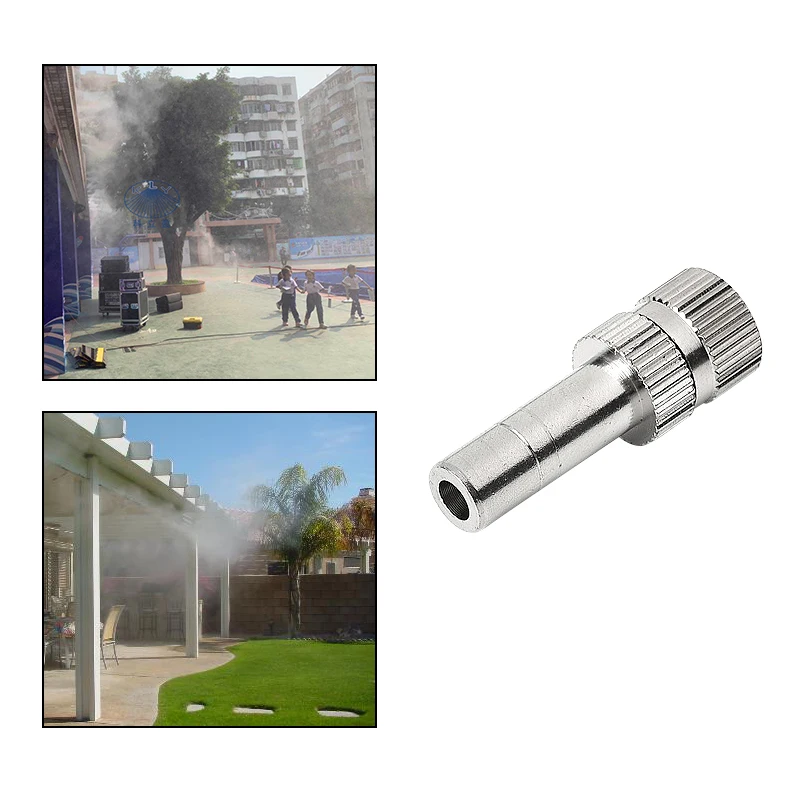 Slip Lock mist humidifier 6mm quick connect mist cooling nozzle