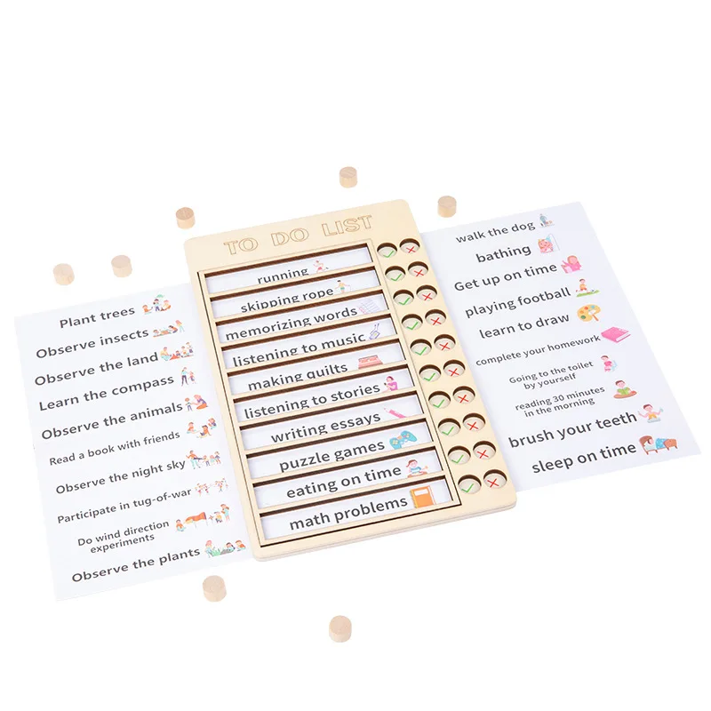 weekly activity daily task routine rhythm behavior kids chores chart visual schedule responsibility planning board for kids