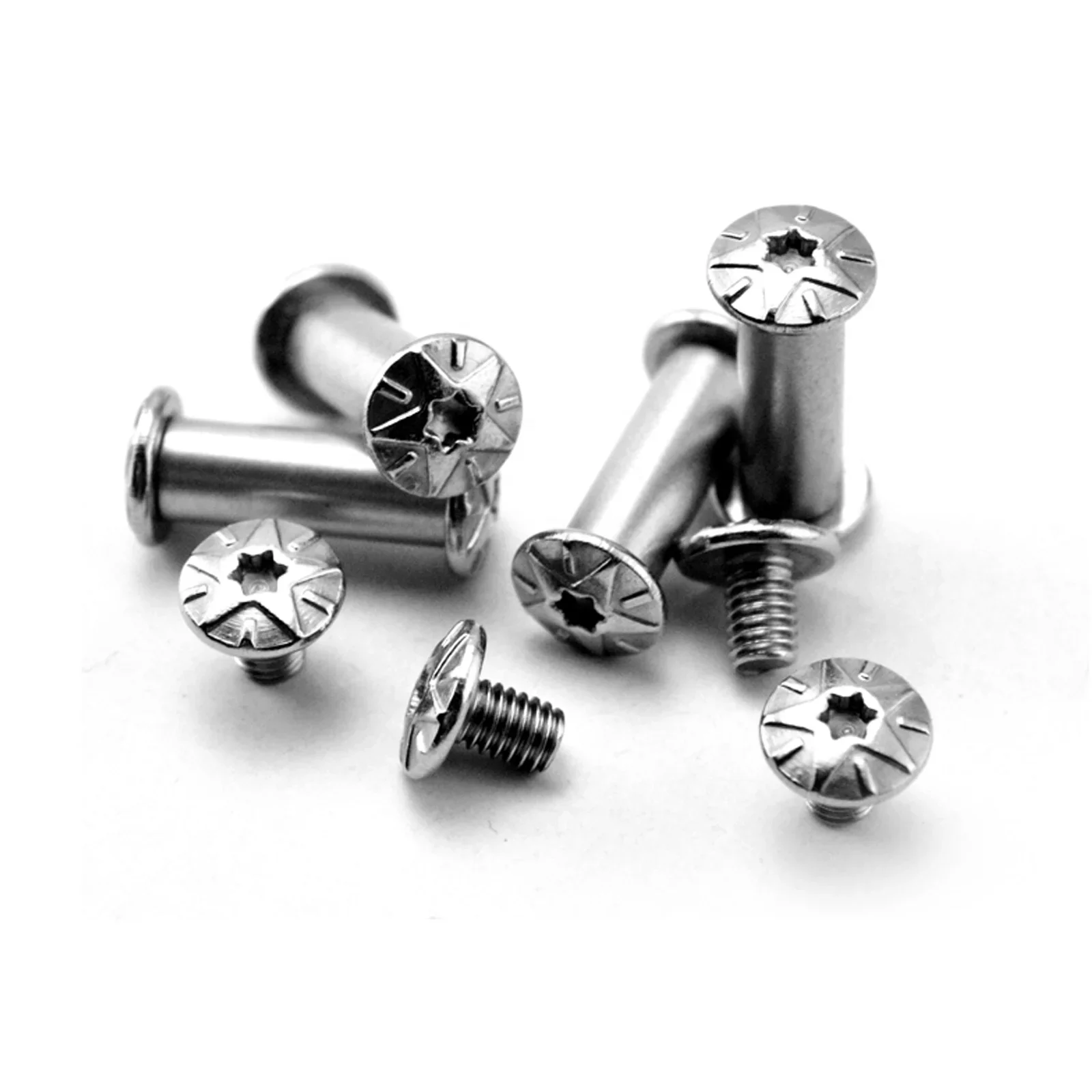 TOBO Custom solid brass corby bolts fastener tactics lock rivet knife diy tools handle fastener revit stud corby bolt
