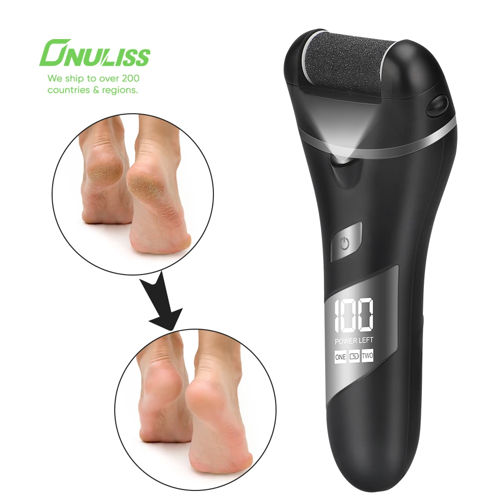 New Design Automatic Callus Remover for Feet Scrubber  With LED Display Usb Callus Remover Remove Dead Skin Pedicure Tools