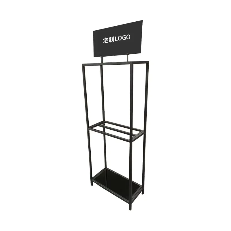 Custom Design Counter Top Extension Stand Hair Product Shop Lockable Metal Wire Wig Hair Extension Display Rack Stand