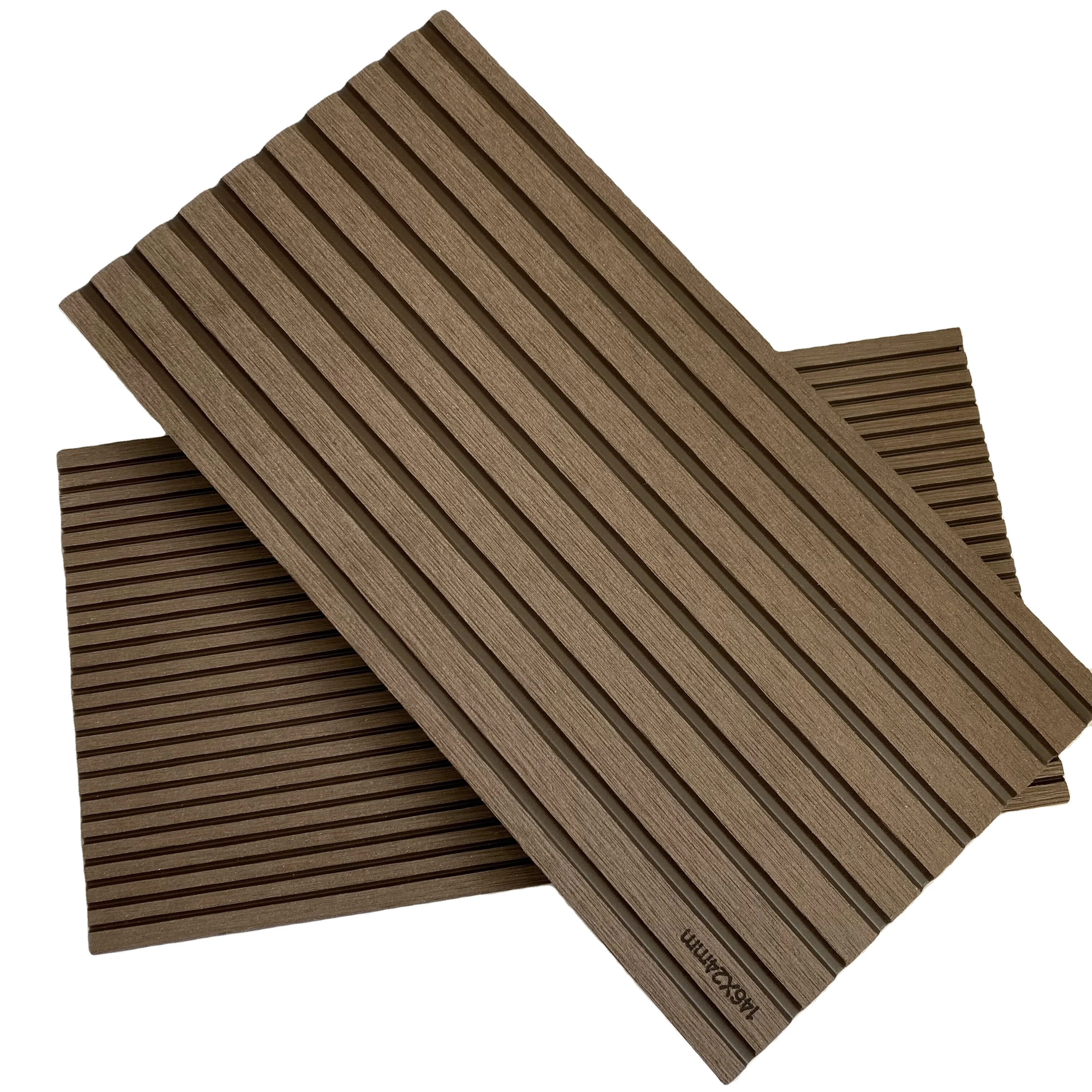 Factory price wood plastic composite outdoor decking hollow exterior eva boat flooring china manufacturer wpc panel board fence