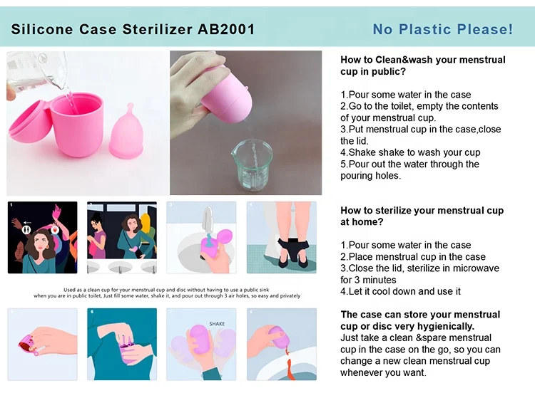 Feminine Hygiene Medical Menstrual Disc Silicone Reusable Menstrual Disc