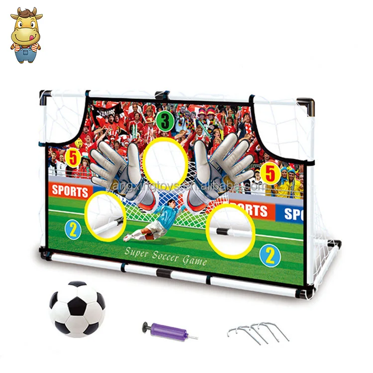 Outdoor Kids Toys Sport Soccer Goal Play Set Football Door Pocket Game