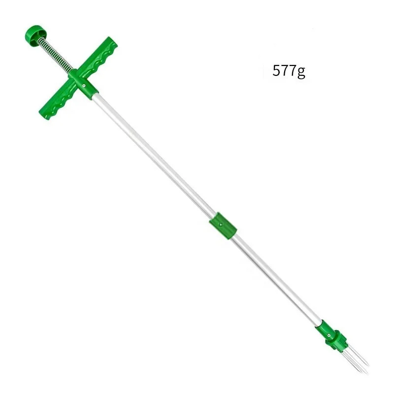Multi-purpose Weeder Hand Tools Garden Long Handled Weeding Tool Stand Up Weed Puller With 3 Claws