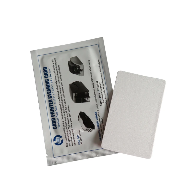 DCClean Data Card Printer Cleaning Card Kit for Termal Printer, ID Card Printing Machine