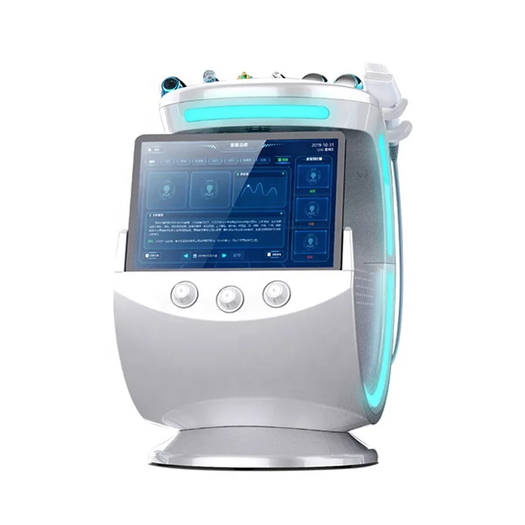 Factory direct sell hydrofacials machine smart ice blue 7 in 1 hydra microdermabrasion facial machine