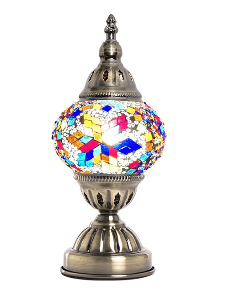 Turkish Mosaic Lamp Children Diy Handmade Material Package Creative Art Set Group Building Activity Gift Bright Color