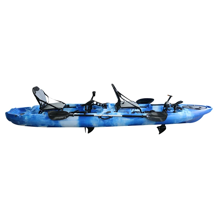 Double Persons Cheap Fishing Kayak Sit On Top Fishing Kayaks Wholesale With Paddle System